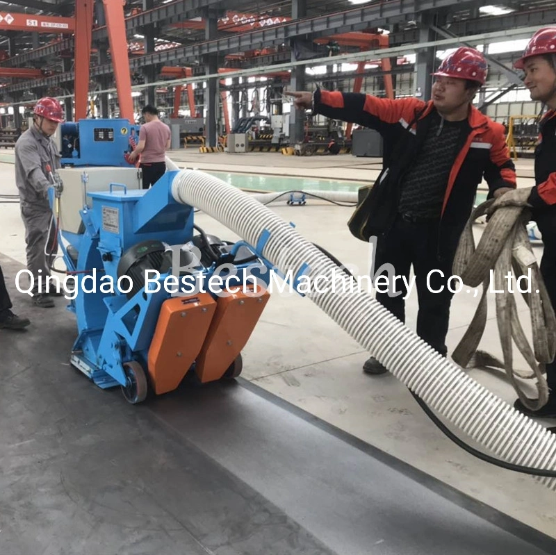 Steel Bridge Deck Mobile Floor Shot Blasting Machine